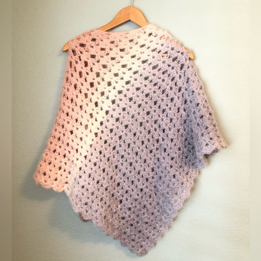 Elegant Gradient Women's Shawl ombre handmade
